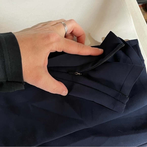 ATHLETA ~ Navy Blue Metropolis Straight Leg Pants - Picture 14 of 14